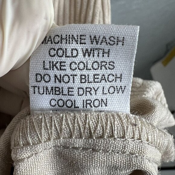 NWT Live 4 Truth Womens L Oversized Beige Corduroy Button Up Shirt Dress Western - Picture 15 of 16